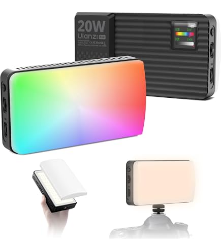 Amazon | ZHIYUN FIVERAY M20C RGB撮影用ライト 500K～10000K 小型 20W